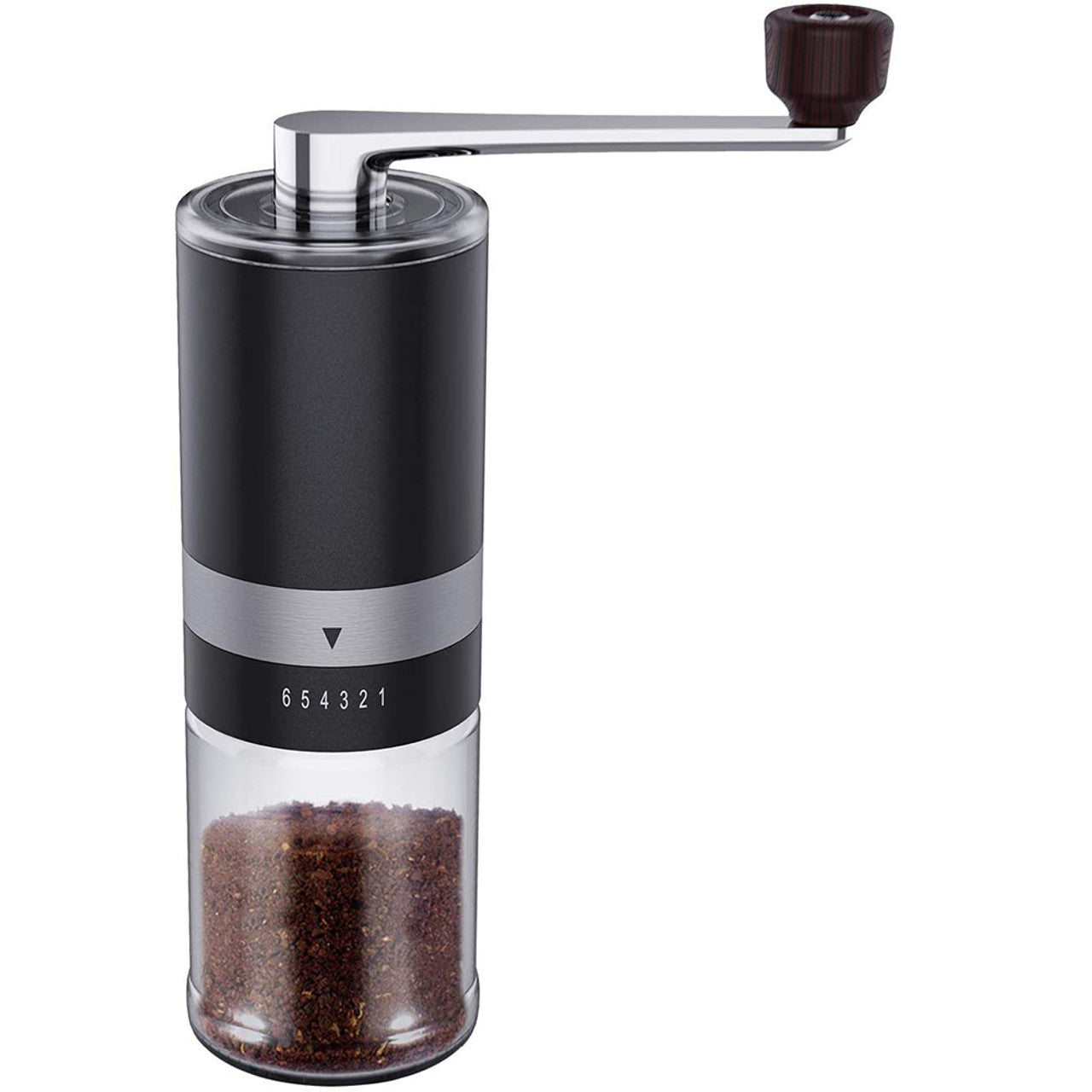 Ingeware® Molino de café manual con 6 ajustes de grosor